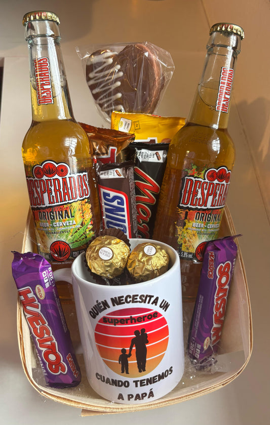 Cesta Chocolates Padre/Abuelo
